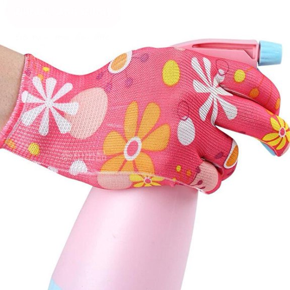 FurNest 12pair Random Patterned Nylon Printed Gloves Breathable R8W8 G