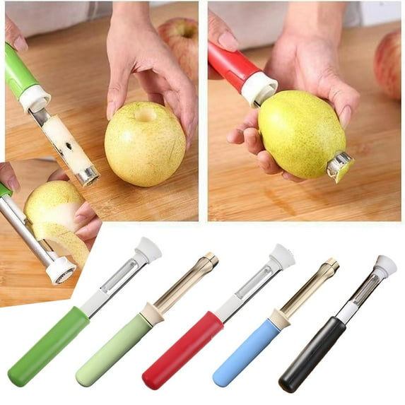 FurNest 2-In-1 Corer Remover 2024 New Corer Tool and Apple Peeler,Fruit Corer