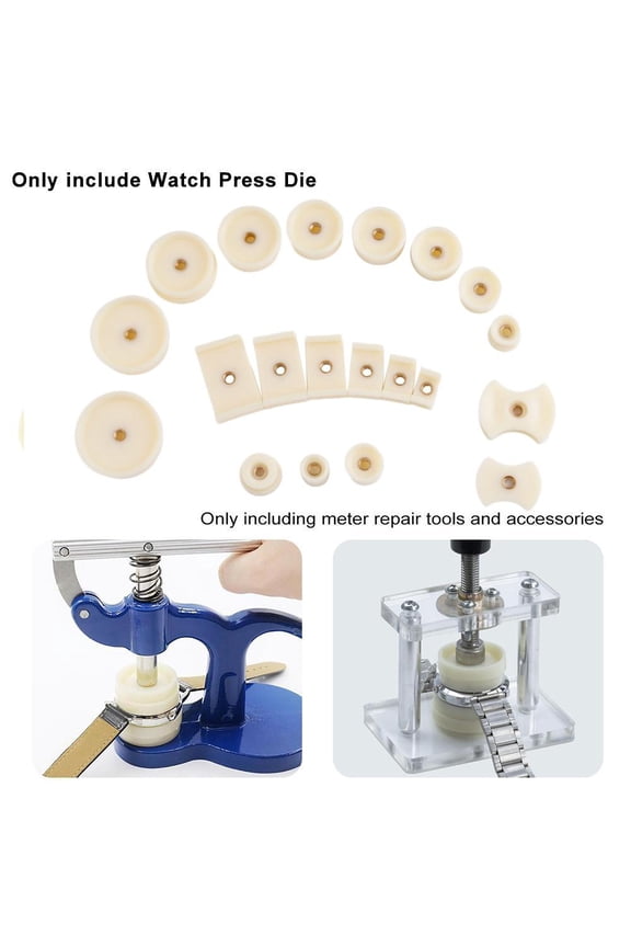 20pcs Press-fit Tool Case Close Watch Lid Press Tool