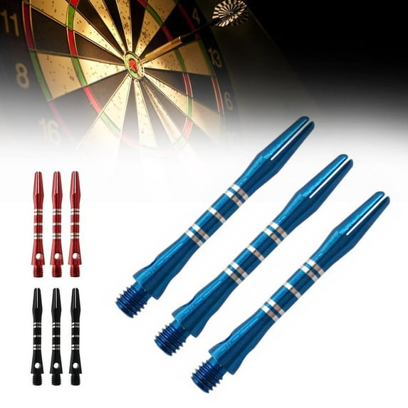 FurNest 3pcs Aluminium Alloy Shafts Darts Accessories Stems Rod Alloy Metal PoUK