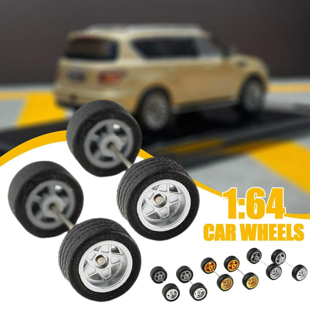 64 Rims FurNest 4X Spoke Custom Alloy 1:64 Wheels And Tyres Real Riders Wheels ...