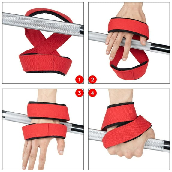 FurNest 8-shaped Support Strap Weight Lifting Straps Wrist Gym Equipment Fitness