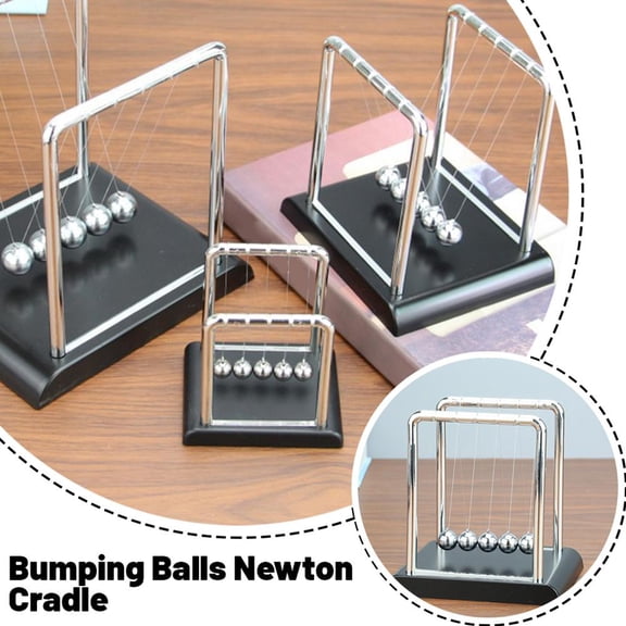 FurNest Brain Toy Perpetual Motion Desk Newton Pendulum Metal Dynamics Experim