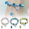 thumbnail image 1 of FurNest Butterfly Chain Bracelet Moonlight Stones Lucky Beads Chain Girls Jewe, 1 of 9