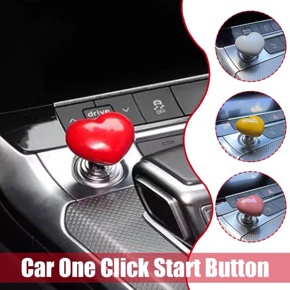 FurNest Car One Click Start Button Rocker Car Engine Start Stop Lever Starter C