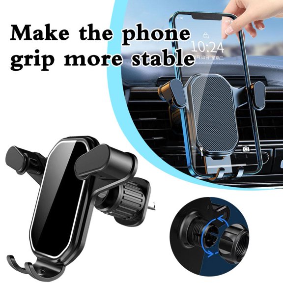 FurNest Car Phone Holder With Ventilation Hook For 360 Degree Installation, E9