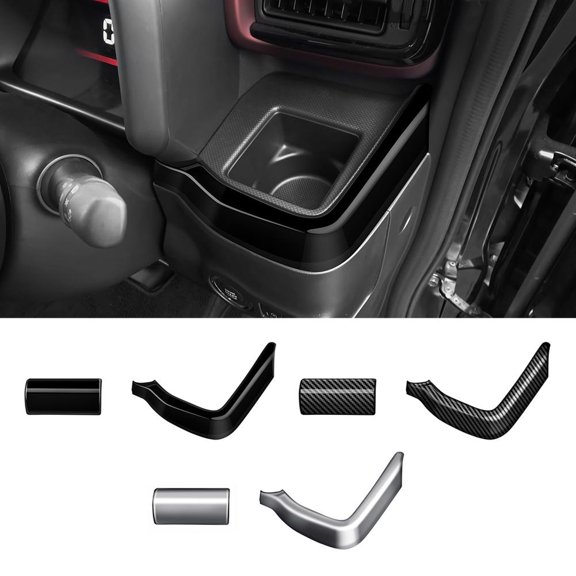 FurNest Center Console Dashboard Decor Trim Strips Cover Bezels forSuzuki Custom