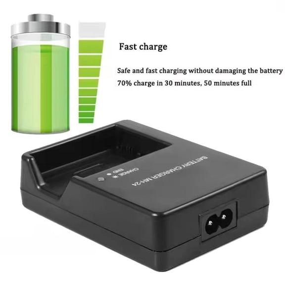FurNest Charger For Battery MH-24 For P7000 D5100 D5200 D5300 D