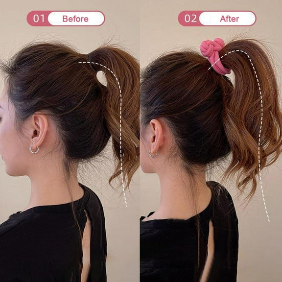 FurNest Chinese Knot Hair Tie Stylish Head Rope Hair Elastic Hair Acc