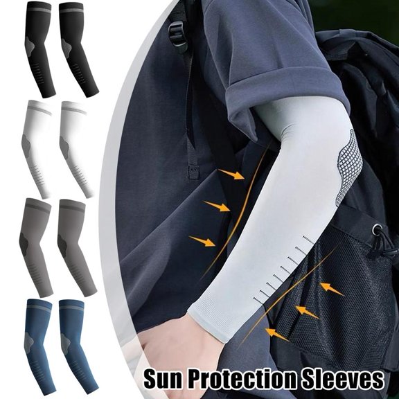 FurNest Cooling Arm Sleeves UV Sun Protection Cover for Outdoor Sports Cyclin