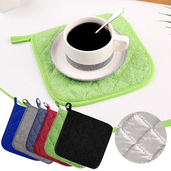 FurNest Cotton Potholders Kitchen Pot Holder Heat Resistant Pads Kit Hot Larg