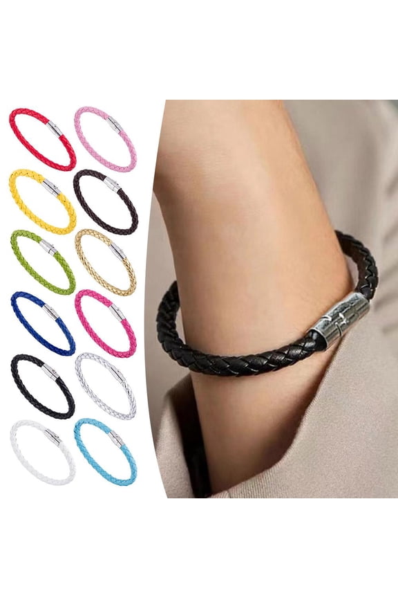 Couple Cuff Bracelets Set, Couple Cuff Bracelet Set, Magnetic Locks Brai