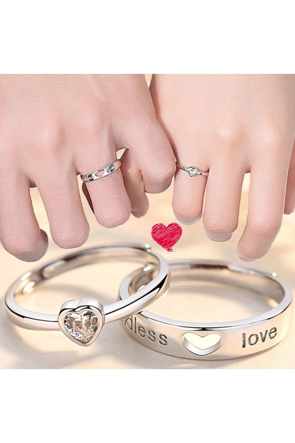 Couple's Matching Rings His Crazy or Her Band For Men Women N7A8 o