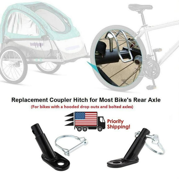 FurNest Cycling Bicycle Bike Trailer Hitch Coupler Set Traction J9K5 Access