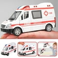 thumbnail image 1 of FurNest Diecast Alloy Ambulance Car Model Toy Vehicle For Kids Gift H, 1 of 9