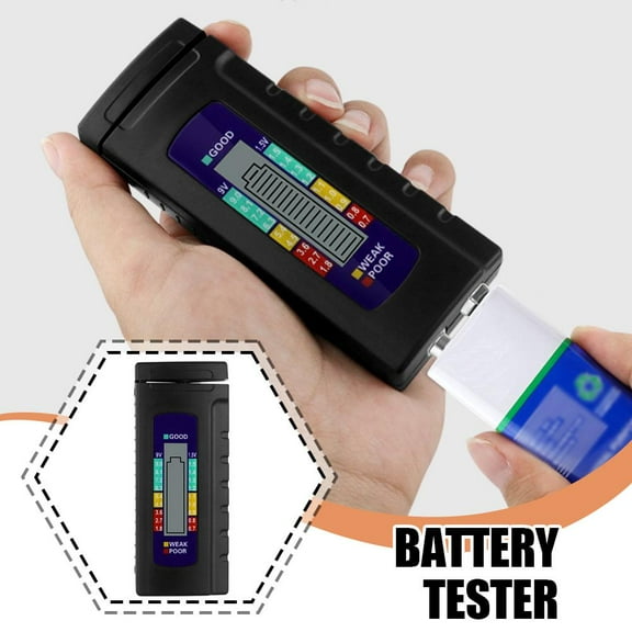 FurNest Digital Battery Tester Battery Checker For AA AAA Button n Batter 1.5V