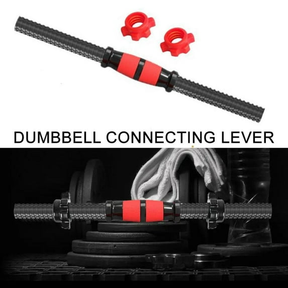 FurNest Dumbbells Barbell lever Set with Connecting Rod Adjustable M4 Hom