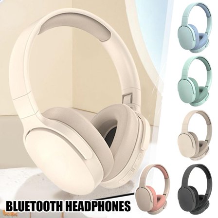 FurNest Over Ear Headphones Wireless Bluetooth, HiFi Foldable Intelligent Noise Cancelling Adjustable Wireless Headset, iOS & Android Bluetooth 5.1 Stereo Clear Call Quality for Sports T