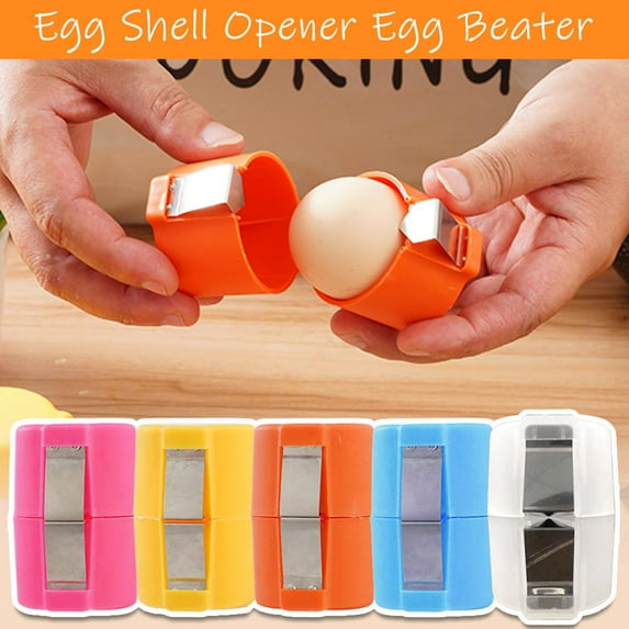 FurNest Egg Cracker Separator Handheld Egg Openers Breaker Kitchen Gadget Tools N