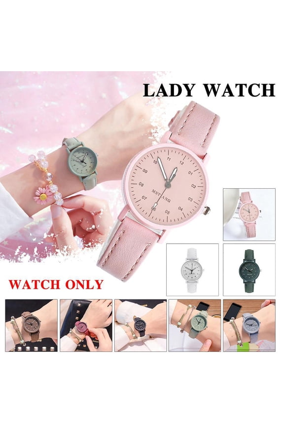 Fashionable Female student cartoon South Korea Ladies watch Student W