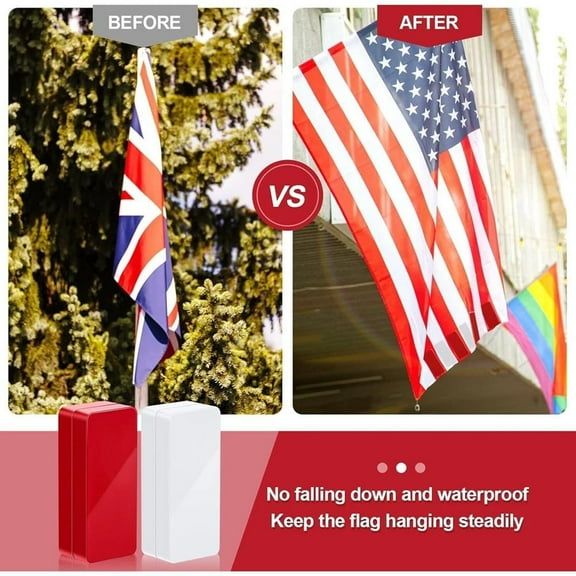 FurNest Flag Weights for Wind, Magnetic Outdoor Flag Weights for Wind Resistance