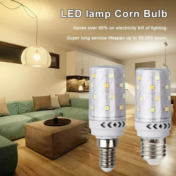 FurNest Full-Spectrum Eye Protection LED Corn Bulb - Small Screw Candle Lamp ะด