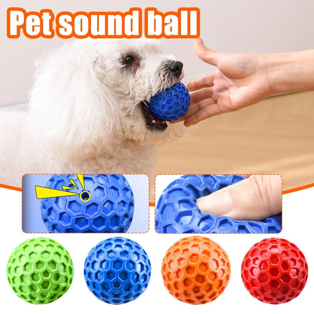 Malltop Shawn Dog Toy Ball For Aggressive Chewers Interactive Fetch With Squeaky Wobble Giggle Sound