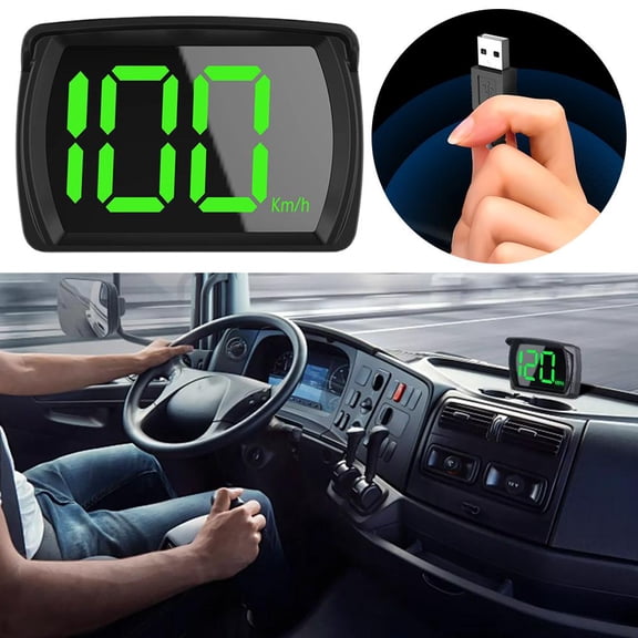 FurNest GPS KMH HUD Digital Speedometer Head Up Display Car Electronics Acces