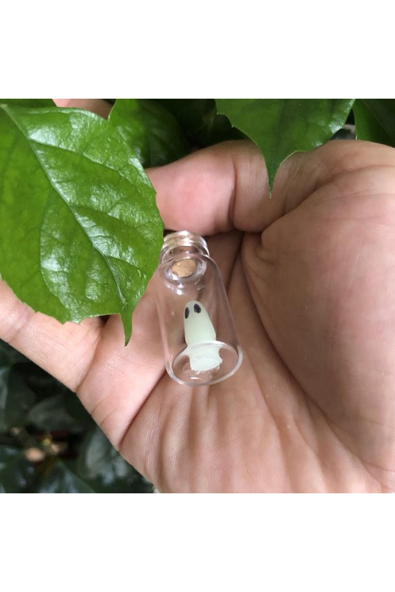 Glow in the Dark Adopt A Ghost Necklace Pet Ghost x 1 ' D4Y4 R1H5