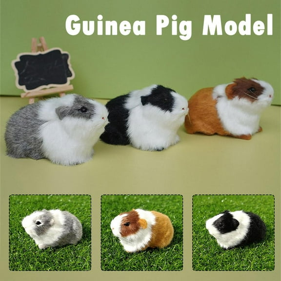 FurNest Guinea Pig Plush Pig Animal Stuffed Soft Small Hamster Cut