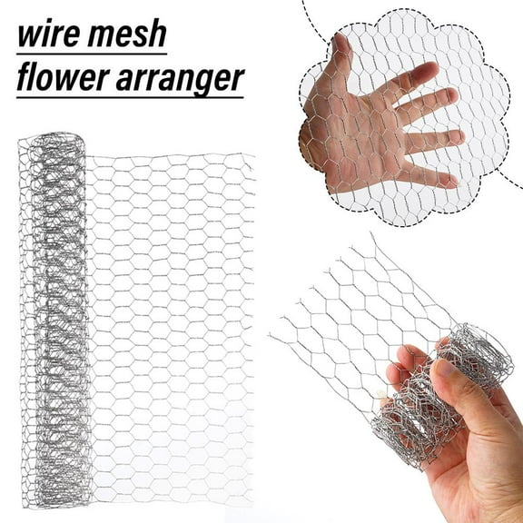 FurNest HFLWYWD Chicken Wire for Floral Arrangements,Floral Wire Netting Floral Chicken Wire Net Floral Arrangement Wire Fence Net Chicken Wire Netting Fence for Crafts Poultry G