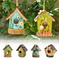 thumbnail image 1 of FurNest Hangable Bird House Hand Carved Resin Resin Outdoor Hangable Nests Stu, 1 of 9