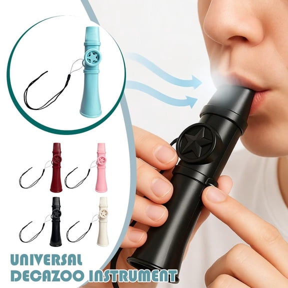 FurNest Kazoo Mouth Flute Easy to Play Musical Instrument Gift Beginners Music Lo