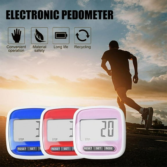 FurNest LCD Step Distance Calorie Pedometer Walking Fitness Track Cli