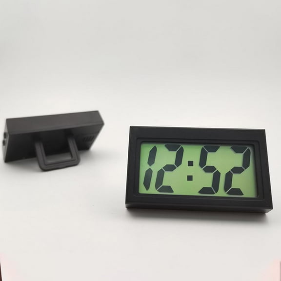 FurNest LCD -thin Digital Display Vehicle Car Clock with Calendar Dash