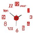 thumbnail image 1 of Blarkrus 15.7 Inch Acrylic Sticker Clock, Waterproof & Silent Operation, Wall Mounted for Living Room, Bedroom, or Kitchen, 1 of 8