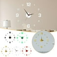 thumbnail image 1 of FurNest Luminous Digital Clock Wall Sticker Clock Silent Wall Clock Home Decor, 1 of 9