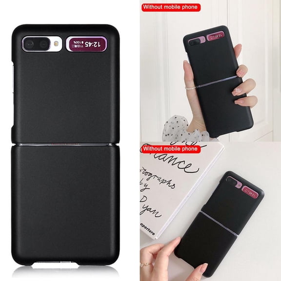 FurNest Original Luxury Genuine Leather Carbon Fiber Cover for Galaxy Z flip Z Flip Case F7000 Phone Galaxy Aramid Cov