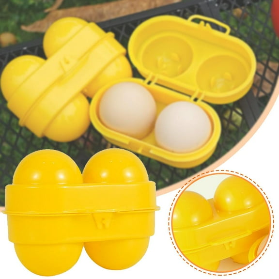 FurNest Outdoor Camping Portable Egg Storage Holder Plastic Tool Container Tw