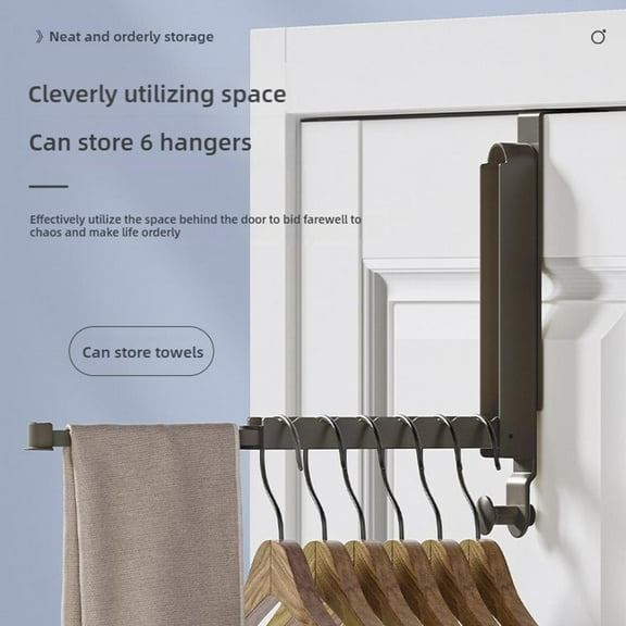 FurNest Over The Door Drying Rack Foldable over Door Hooks Hanger Laundry Hang