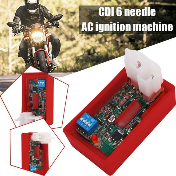 FurNest Performance 6Pin AC-CDI Racing Box DIP Switch Speed For CG125 CG150
