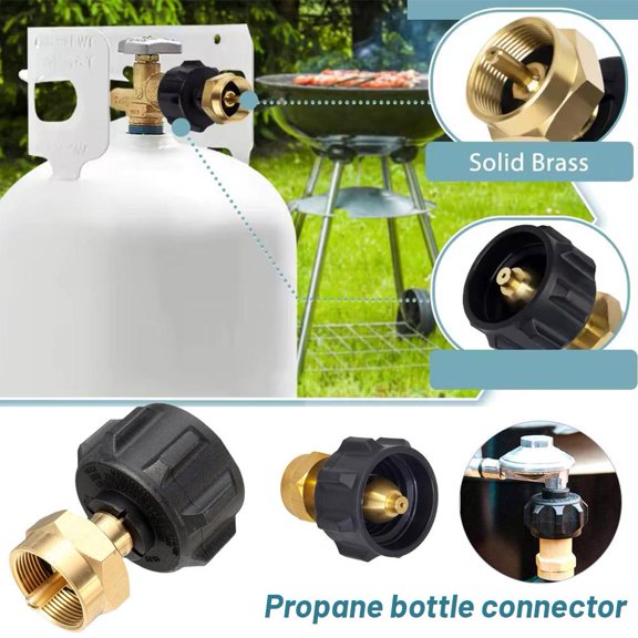 FurNest QCC1 Regulator Valve Propane Refill Adapter 1LB to Bottle Converter' 2