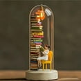 thumbnail image 1 of FurNest Reader Eye Caring Night Book Light Lit Bulb Bookshelf Lamp, Home Decorati, 1 of 9