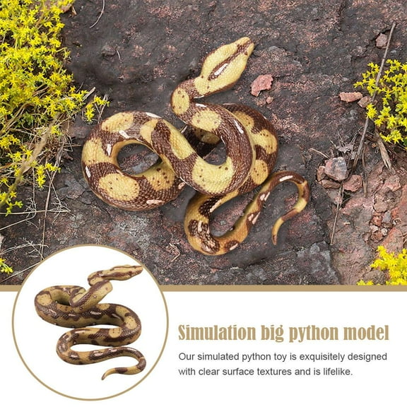 FurNest Realistic Fake Big Rubber Snake Lifelike Scary Prank Prop Party Joke O