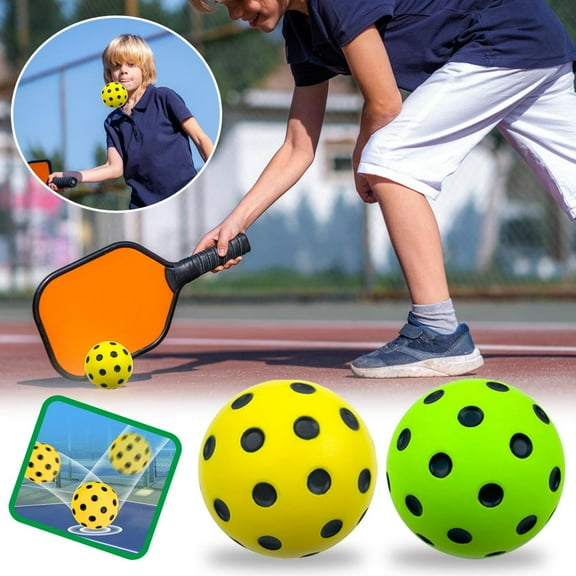 FurNest Silent Pick Ball PU Foam Black Spot Practice Pick Ball Soft and Noise