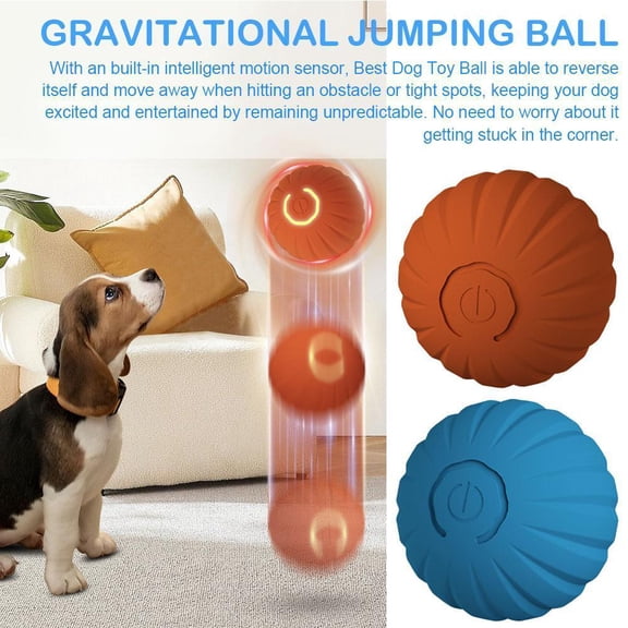 FurNest Smart Dog Toy Ball Electronic Interactive Pet Toy Moving For Puppy Bal
