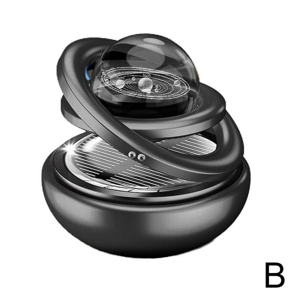 FurNest Solar Rotierenden Auto Parfüm Lufterfrischer Aromatherapie Ornament Auto Zu