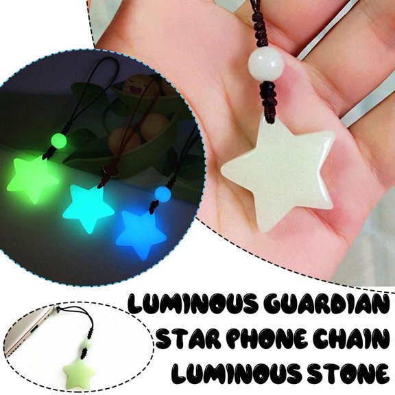 FurNest Star Phone Charm Glow-in-the-dark Star Phone Chain Small Star Mobile C