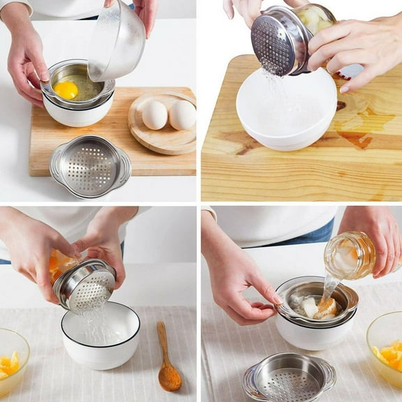 FurNest Steel Food Can Strainer Sieve Tuna Press Remover Drainer Sel N