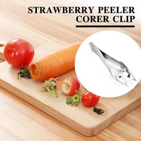 FurNest Strawberry Huller Fruit Peeler Pineapple Corer Slicer clips B2